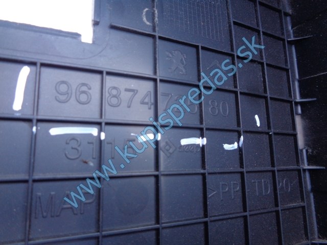 horný kryt baterky na citroen c4 B7, 9687472580
